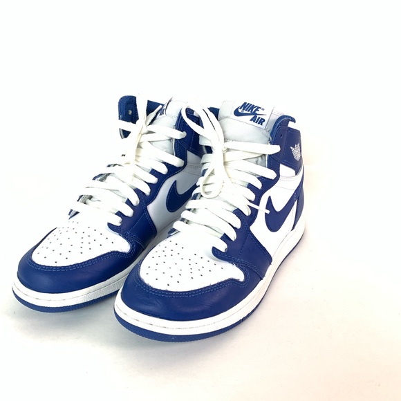 Nike Air Jordan 1 Retro High Royal Storm Shoes - Picture 2 of 8